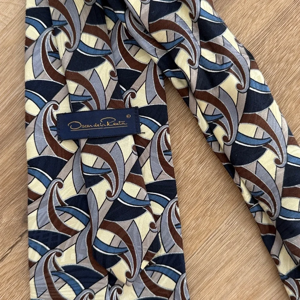 oscar de la renta vintage tie